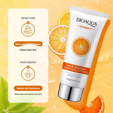 BIOAQUA Vitamin C Brightening Cleansing Milk For Skin Care