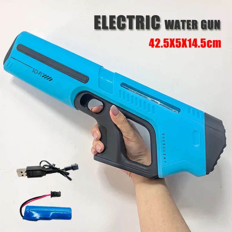 Automatically Water High Pressure Electric Water Gun Toys for Kids Summer Outdoor Pool Fight Games Children Water Toys Gift
