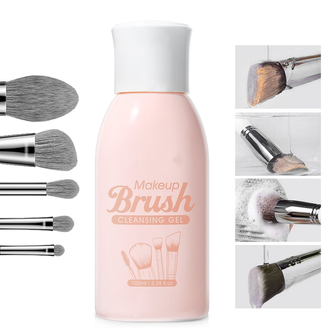 Makeup Brush Cleaning Liquid Powder Puff Agent Beauty